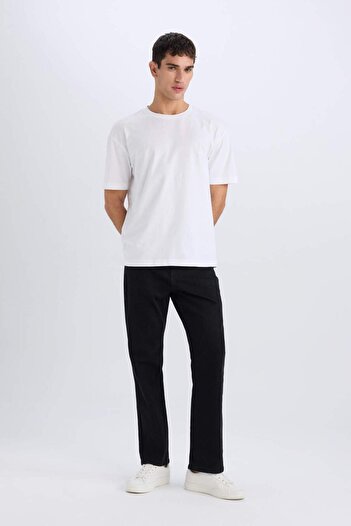 DeFacto Diago Comfort Fit Jeanshose mit hoher Taille und weitem Bein D9828ax25sp