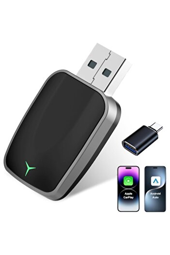 Vala Tech Adaptor wireless CarPlay/Android Auto Vala Tech®, 5.8 GHz, Bluetooth 5.3