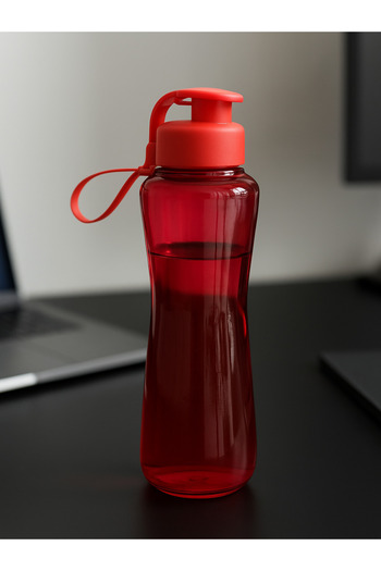 Blissra 750 ml Glass Water Bottle – Leakproof Plastic Lid Flask