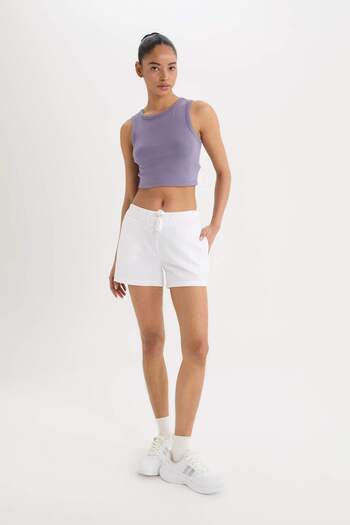 DeFacto Defactofit Standard Fit Crew Neck Modal Athlete D7122Ax25Sp