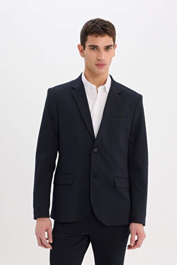 DeFacto Modern Fit Astarlı Düğmeli Blazer Ceket C5990AX25SP