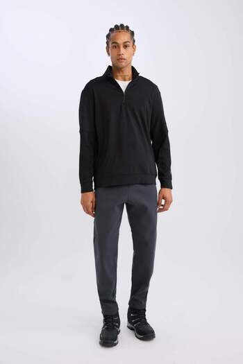 DeFacto DeFactoFit Kalın Jogger Eşofman Altı Standart Fit Cepli Sporcu Beli Lastikli D6312AX24WN