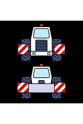 opersan 423X423 mm -Tpesc K333 and Din 11030 Compliant Transportation Marking Label/Reflective Adhesion
