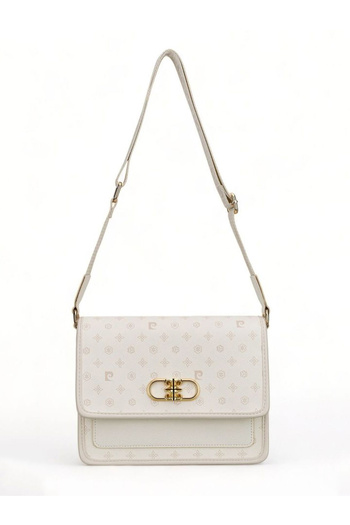 Pierre Cardin Monogram Bone Women's Crossbody Bag 05Pc24Y534-Mn