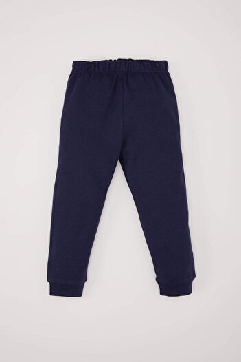 DeFacto Erkek Bebek Pijama Takımı Uzay Baskılı Uzun Kollu Üst Beli Lastikli Uzun Alt D9068A525SP
