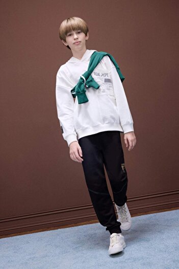 DeFacto Boy Printed Elastic Waist Sweatpants D8534A825Sp