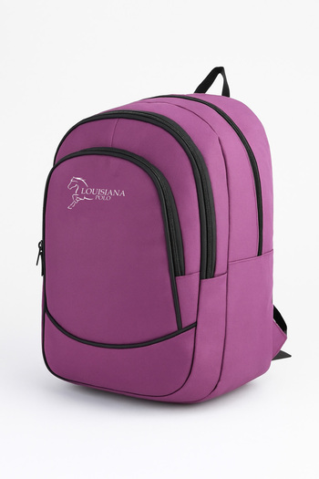louisiana polo 3 Compartment School Backpack Pink 2450