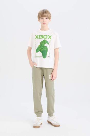 DeFacto Boys' Printed Sweatpants with Elastic Waist D9933A825Sp
