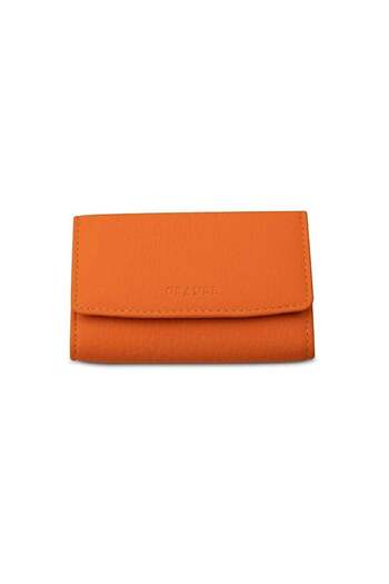 louisiana polo Grande Genuine Leather Card Holder Orange 841