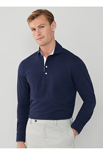 Hackett Lacivert Erkek Polo T-Shirt HM550959