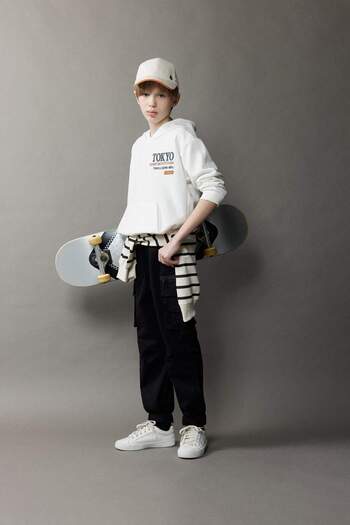 DeFacto Boys Cargo Jogger Standard Leg Gabardine Pants D6313A825Sp