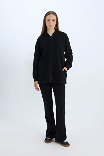 DeFacto Wide Leg Geniş Paça Beli Lastikli Uzun Boy Pantolon E4387AX24WN