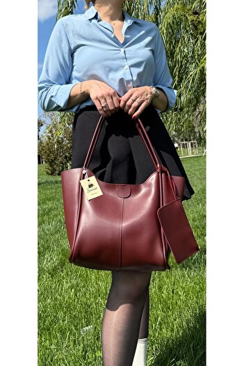 SİNİSA BAG Women's Large Size Stylish & Elegant Hand and Shoulder Bag