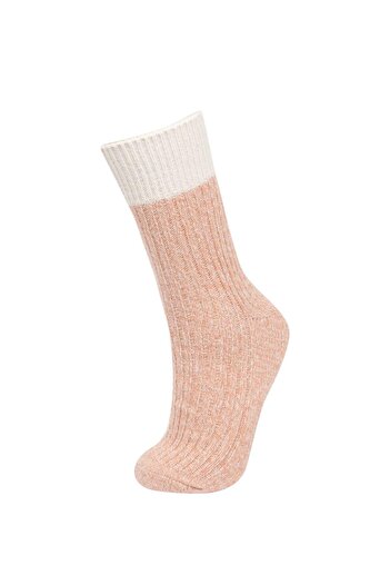 DeFacto Women's 2-Pack Winter Boot Socks D1143Axns