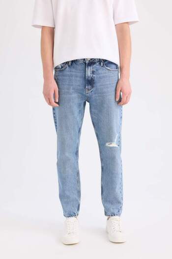 DeFacto High Waist 90S Skinny Leg Jeans - Slim Fit C5743Ax24Au