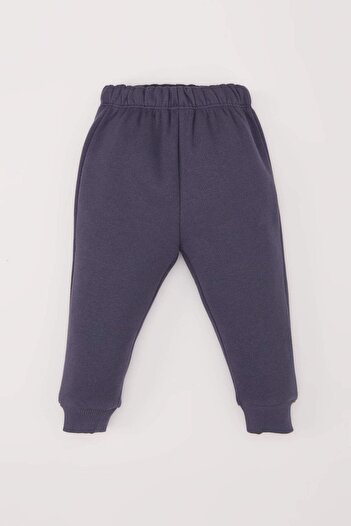 DeFacto Baby Boy 2-Piece Set Printed Sweatshirt Elastic Waist Sweatpants D6767A524Wn