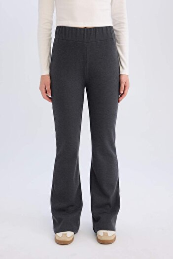 DeFacto Wide Leg Geniş Paça Beli Lastikli Uzun Boy Pantolon E4387AX24WN