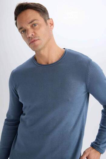 DeFacto Relax Fit Crew Neck Sweater Sweater D3278Ax24Wn