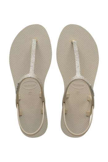 Havaianas Paraty Glitter Beige Women's Slippers -4148951-0121