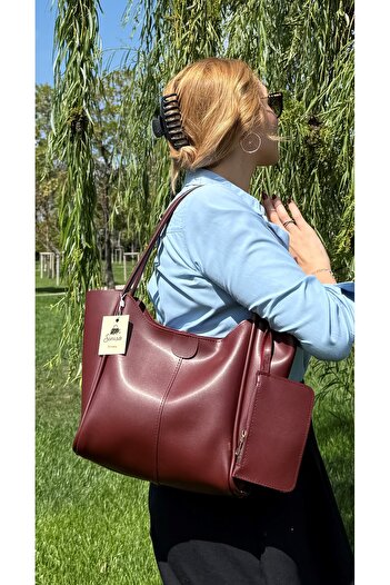 SİNİSA BAG Women's Large Size Stylish & Elegant Hand and Shoulder Bag