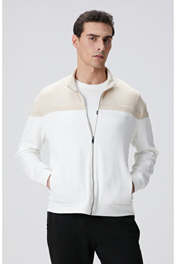 Network Kırık Beyaz Bej Sweatshirt