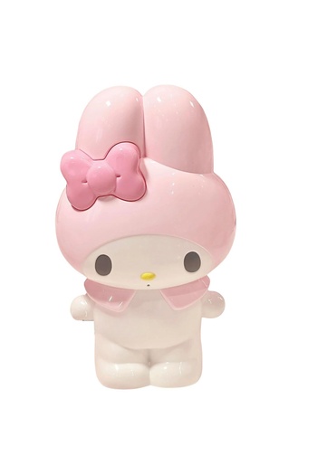 Miniso Melody Sanrio Hello Kitty Pen Holder Ornament Pencil Container Makeup Brush Stationery Box Student O