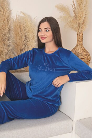 Asel Set de pijamale din catifea pentru femei