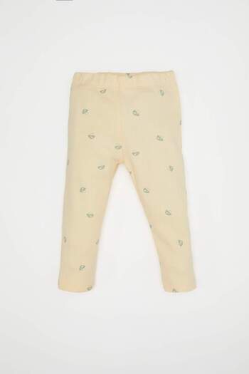 DeFacto Food Printed Baby Girl Long Sleeve Pajama Set - Ribbed Camisole D8294A5Ns