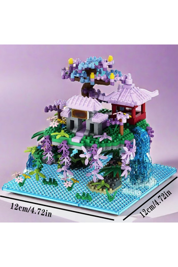 Choice 61012 1460 Pieces, Fairy Pavilion Building Block Toys, Creative Handmade Building Block Toys Constru