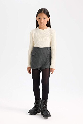 DeFacto Girl's Patterned Short Skirt D6066A824Wn
