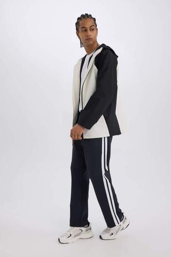 DeFacto DeFactoFit Sporcu Jogger Eşofman Altı Standart Fit Standart Paça Skuba Dalgıç Kumaş Beli Lastikli Dü