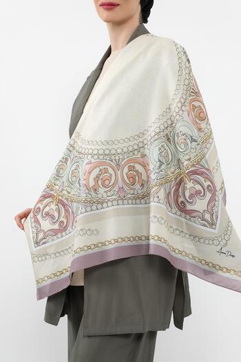 Aisha's Design Κασκόλ με σχέδιο, ES-127