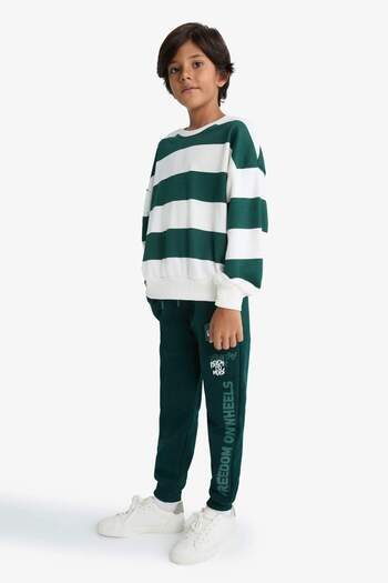 DeFacto Erkek Çocuk Regular Fit Kalın Sweatshirt Kumaşı Pantolon D4441A8NS