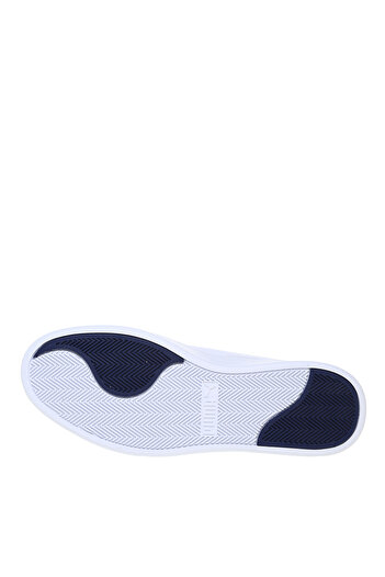 Puma Shuffle White-Puma White-Peaco Erkek Spor Ayakkabı