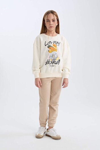 DeFacto Κορίτσια - Ελαστική μέση Jogger Sweatpants D0734A824AU