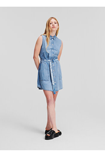 Karl Lagerfeld Jeans Denim Elbi, L, Mavi