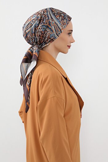 Aisha's Design Τουρμπάν με μοτίβο από σατέν με δυνατότητα συνδετικής εφαρμογής, DB-101