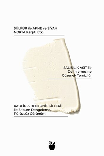 COSMED Skinologist Salicylic Sulfur Mask/siyah Nokta Karşıtı Kil Maskesi 75 ml