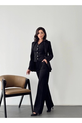 Nesil Corduroy Vest Pants Women's Casual Special Daily Suit