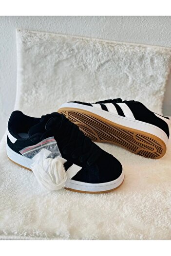 Campus Black Kadın Sneaker Ayakkabı Kaydırmaz Ortopedik Taban