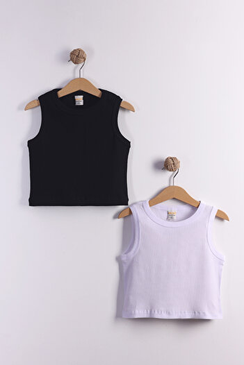 Pollito Ribbed Halter Neck Blouse