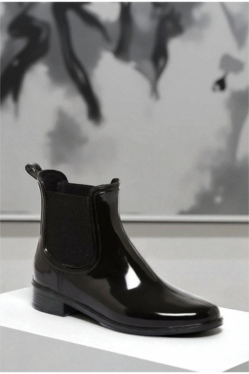 ALTUNTAŞ Waterproof Boots Rain Boots Black