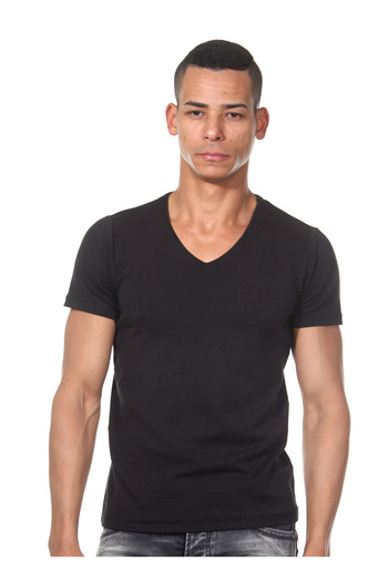 darkzone V-Neck Black Men's T-Shirt Dzn8611
