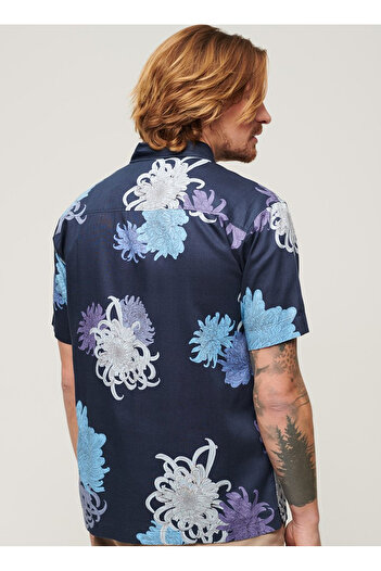 SUPERDRY Normal Çok Renkli Desenli Erkek Gömlek M4010353A2DX_HAWAIIAN SHIRT