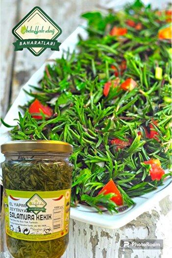 ABDULLAH DAĞ Hatay Yöresinden Doğal Basma Zeytin Yağlı Zeytinyağlı Salamura Zahter Kavanoz 660 ml