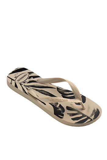 Havaianas Beige-Black Women's Beach Slippers 41113550121