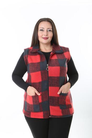 rotop Women's fleece vest with zipper and pockets