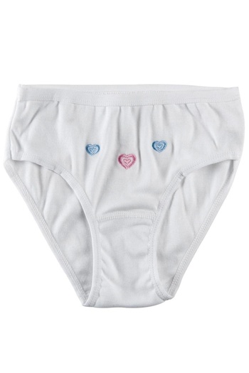 Tutku 12 Pcs Cotton Thin Waist Girls' Slip Panties