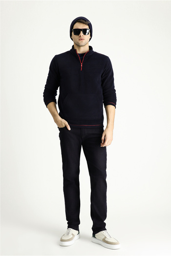 Kiğılı Half Zipper Fleece Sweatshirt