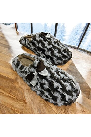 Lion Women's Towel Fabric Inside Home Slippers